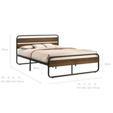 Molly Industrial Bed King Size