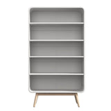 Merlin White Modern Retro Display Cabinet