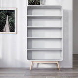 Merlin White Modern Retro Display Cabinet