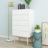 Merlin White Modern Retro Tallboy