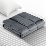 Giselle Bedding 9KG Weighted Blanket Heavy Gravity Minky Cover Relax Calm Adult