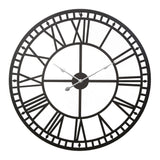 Wall Clock Large Modern Vintage Retro Metal Clocks Handmade Home Office Decor