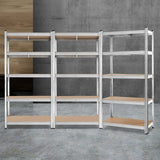 Giants 3x1.8M Warehouse Shelving Rack Racking Garage Metal Storage Shelves