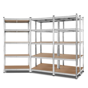 Giants 5x1.8M Warehouse Shelving Rack Racking Garage Metal Storage Shelves