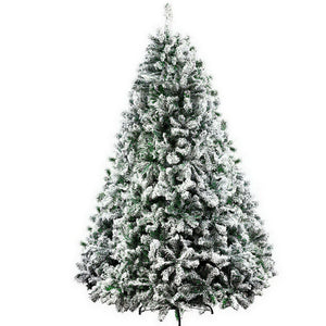 Jingle Jollys Christmas Tree 1.8M 6FT Xmas Decorations Great Snowy Green