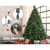 Jingle Jollys 2.1M 7FT Christmas Tree Xmas Decoration Home Decor 1250 Tips Green