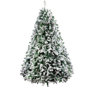 Jingle Jollys Christmas Tree 2.4M 8FT Xmas Decorations Snow Home Decor 1500 Tips