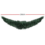 Jingle Jollys Christmas Garland 2.1M Xmas Wreath Decoration Home Decor