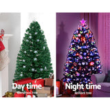 Jingle Jollys 1.2M 4FT LED Christmas Tree Xmas Optic Fiber Multi Colour Lights