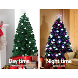 Jingle Jollys 1.5M 5FT LED Christmas Tree Optic Fiber Xmas Multi Colour Lights