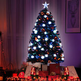 Jingle Jollys 1.5M 5FT LED Christmas Tree Optic Fiber Xmas Multi Colour Lights