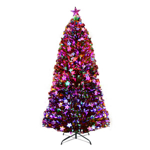 Jingle Jollys 1.8M 6FT LED Christmas Tree Xmas Optic Fiber Multi Colour Lights