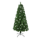 Jingle Jollys 1.8M 6FT LED Christmas Tree Optic Fiber Xmas Multi Colour Lights