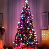 Jingle Jollys 1.8M 6FT LED Christmas Tree Optic Fiber Xmas Multi Colour Lights