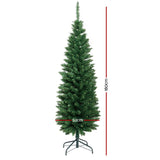 Jingle Jollys 6FT Slim Christmas Tree