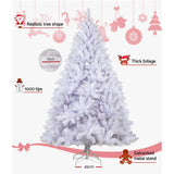 Jingle Jolly's White Christmas Tree Xmas Decorations Home Decor 2.1M 7FT