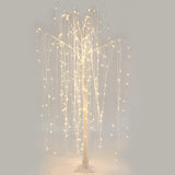 Jingle Jollys 1.8M LED Christmas Tree Willow Xmas Fibre Optic Warm White Lights