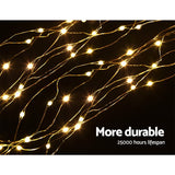 Jingle Jollys 3M Christmas Curtain Fairy Lights String 480 LED Party Wedding