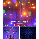 Jingle Jollys 5M LED Christmas Tree Optic Fiber Lights 750pc LED Multi Colour