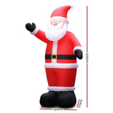 Jingle Jollys 5M Christmas Inflatable Santa Decorations Outdoor Air-Power Light