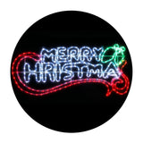 Jingle Jollys Christmas Motif Lights LED Rope Merry Xmas Waterproof Colourful