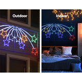 Jingle Jollys Christmas Motif Lights LED Star Fall Light Waterproof Outdoor Xmas