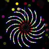 Jingle Jollys Christmas Motif Lights LED Spinner Light Waterproof Colourful