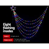 Jingle Jollys 3M Christmas Curtain Fairy Lights String 480 LED Party Wedding