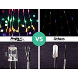 Jingle Jollys 3M Christmas Curtain Fairy Lights String 480 LED Party Wedding