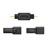 UGREEN Micro HDMI + Mini HDMI Male to HDMI Female Adapter (20144)