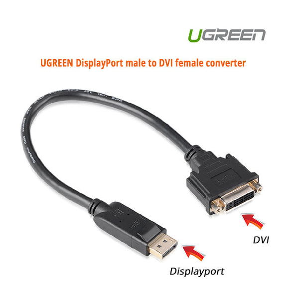 UGREEN DisplayPort male to DVI female converter (20405)