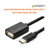 UGREEN USB Type-C Male to USB 2.0 Type A Female Charge & Sync Cable (30175)