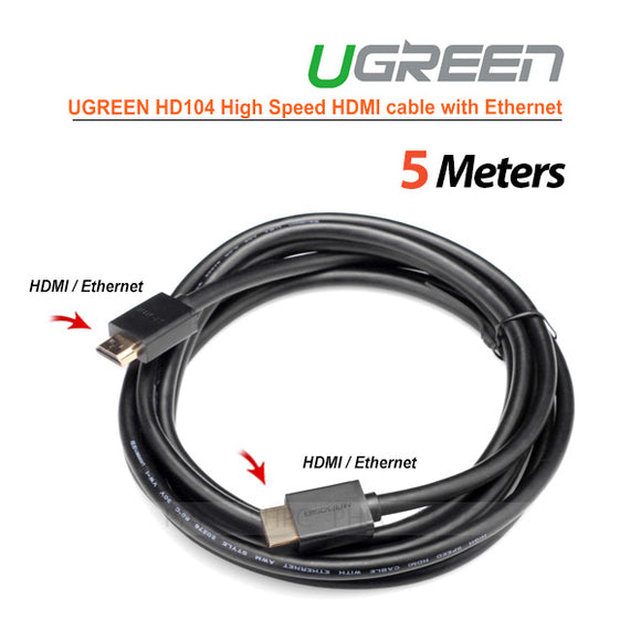 UGREEN Full Copper High Speed HDMI Cable with Ethernet 5M (10109)