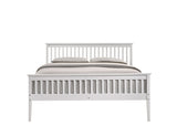 Wooden Bed Frame in White - Double