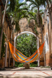 King Size Mayan Legacy Cotton Mexican Hammock in Alegra Colour