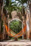 Jumbo Size Mayan Legacy Cotton Mexican Hammock in Alegra Colour
