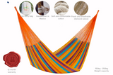 Jumbo Size Mayan Legacy Cotton Mexican Hammock in Alegra Colour