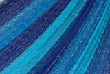 King Size Mayan Legacy Cotton Mexican Hammock in Caribean Blue Colour