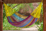 Queen Size Mayan Legacy Cotton Hammock in Confeti