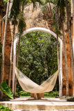 Jumbo Size Mayan Legacy Mexican Cotton Hammock in Cream