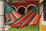 Queen  Size Mayan Legacy Cotton Mexican Hammock in Imperial Colour