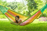 Queen Size Mayan Legacy Cotton Mexican Hammock in Radiante Colour