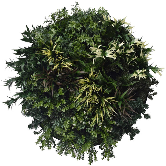 UV Green Fields 80cm Green Wall Disc (White)