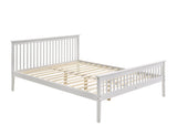 Wooden Bed Frame White - Queen