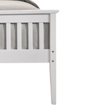 Wooden Bed Frame White - Queen