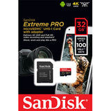 SANDISK SDSQXCG-032G-GN6MA 32GB MICRO SDHC EXTREME PRO 4K , A1 V30, UHS-I/ U3, 100MB/s