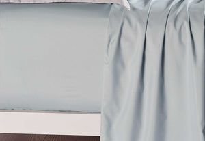 Luxton King Size Blue Fog Color Fitted Sheet