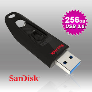 SANDISK 256GB  ULTRA CZ48 USB 3..0 FLASH DRIVE (SDCZ48-256G)