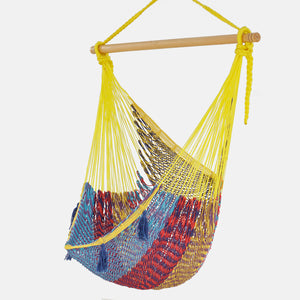 Mexican Hammock Swing Chair in Confeti