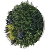 UV Lavender Fields Green Wall Disc (White) 100cm